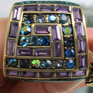 HEIDI DAUS GRECIAN GLAMOUR EARRINGS CLIP NEW IN BOX